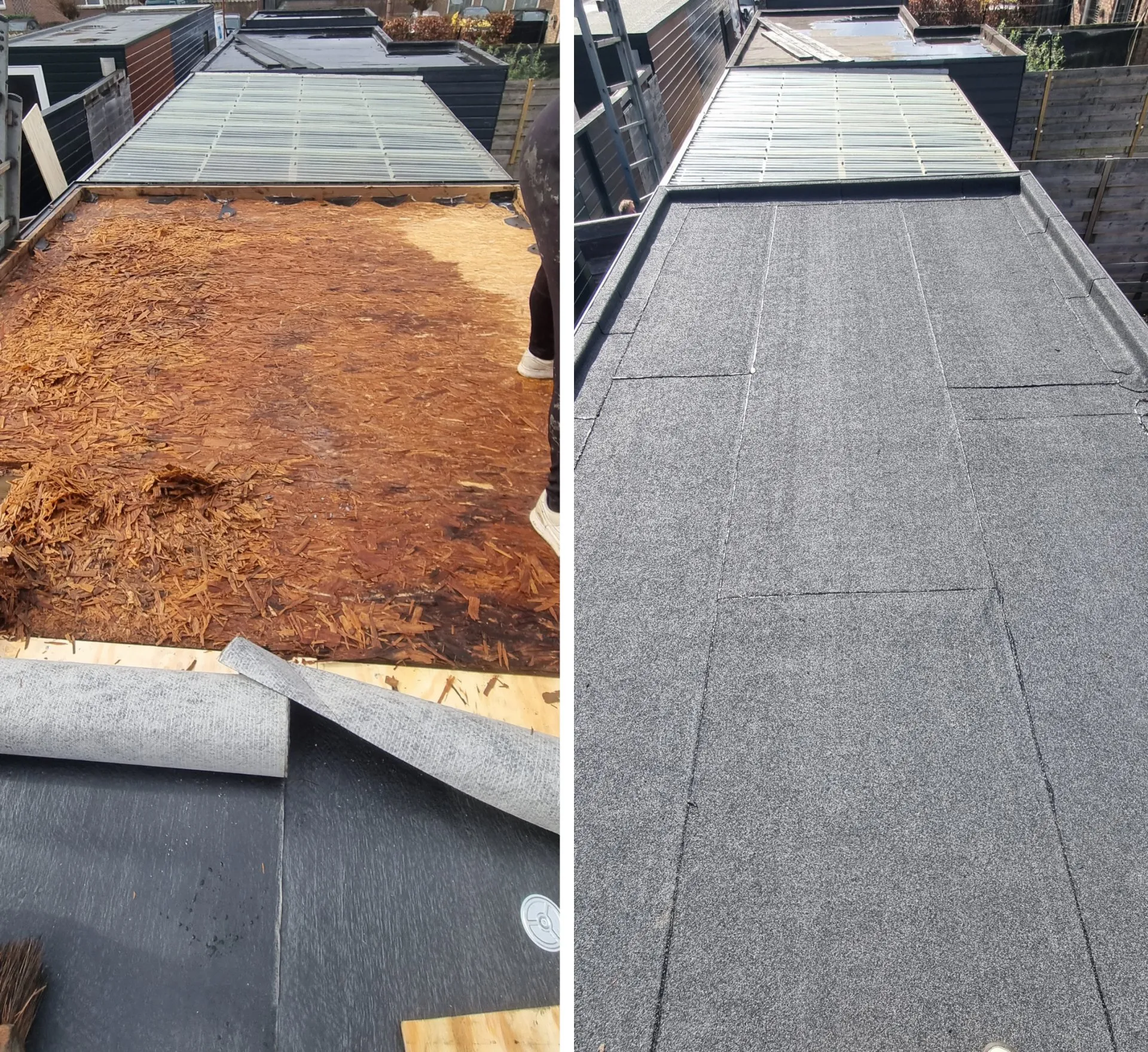 Onderhoud en renovatie van een bitumen dak