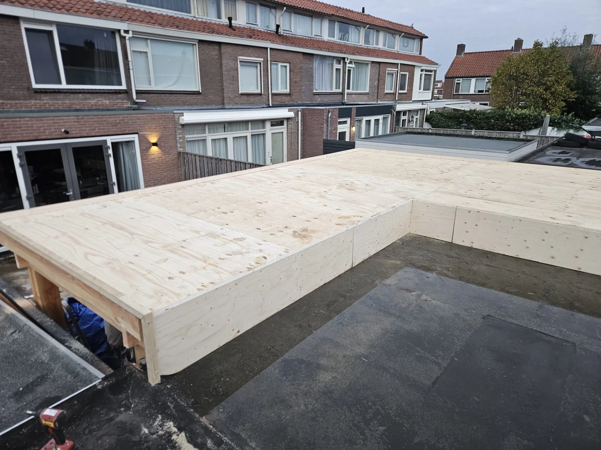 Nieuw bitumen dakwerk en lekkageherstel